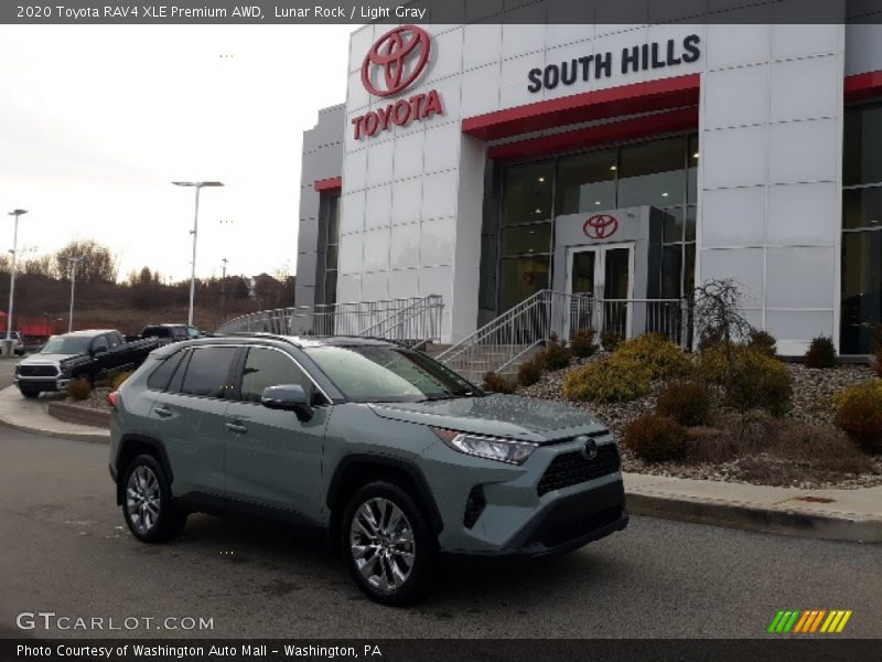 Lunar Rock / Light Gray 2020 Toyota RAV4 XLE Premium AWD