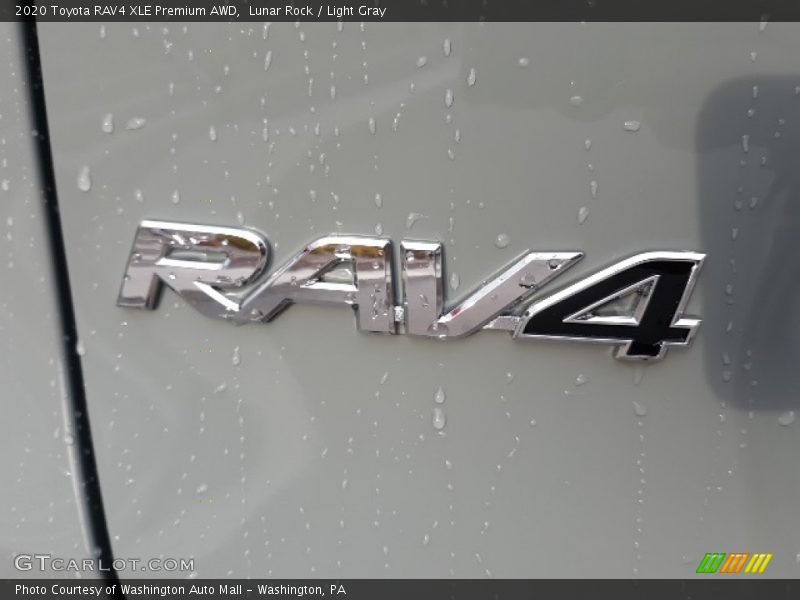 Lunar Rock / Light Gray 2020 Toyota RAV4 XLE Premium AWD