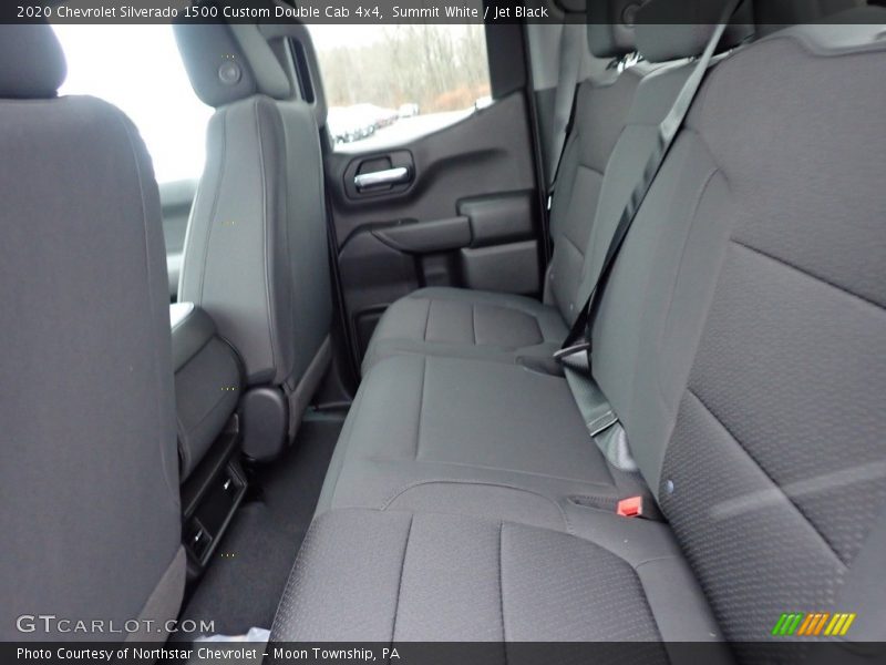 Summit White / Jet Black 2020 Chevrolet Silverado 1500 Custom Double Cab 4x4