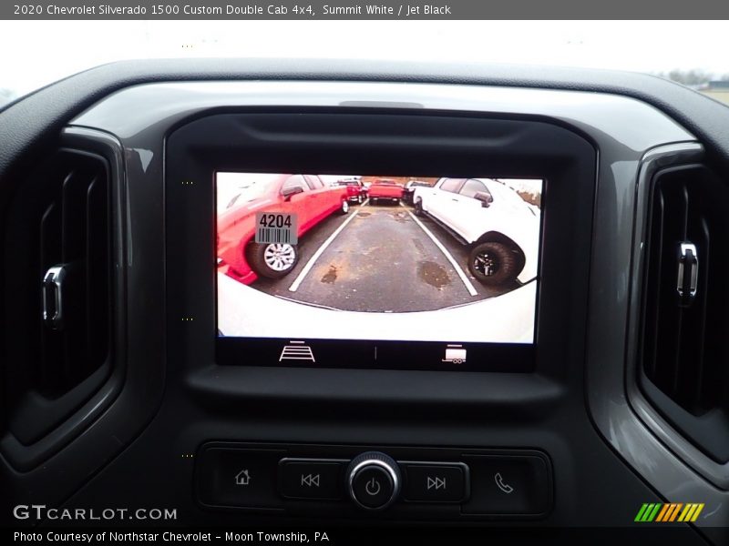 Summit White / Jet Black 2020 Chevrolet Silverado 1500 Custom Double Cab 4x4