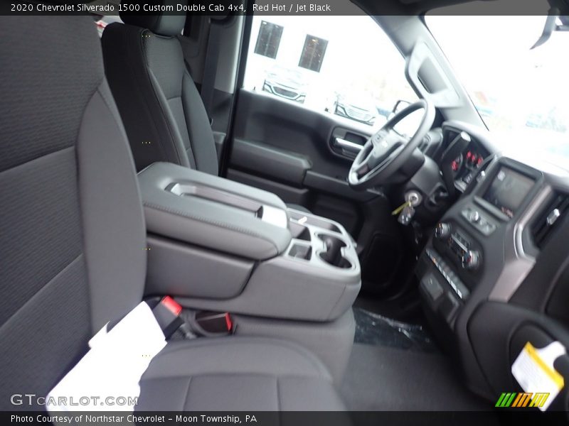 Red Hot / Jet Black 2020 Chevrolet Silverado 1500 Custom Double Cab 4x4