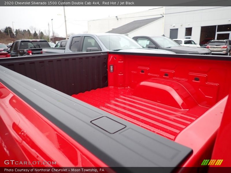 Red Hot / Jet Black 2020 Chevrolet Silverado 1500 Custom Double Cab 4x4