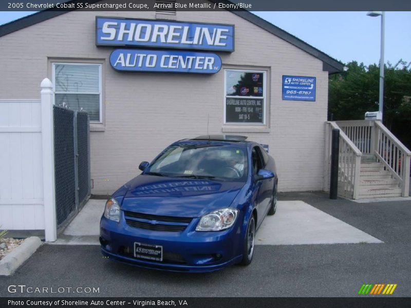 Arrival Blue Metallic / Ebony/Blue 2005 Chevrolet Cobalt SS Supercharged Coupe