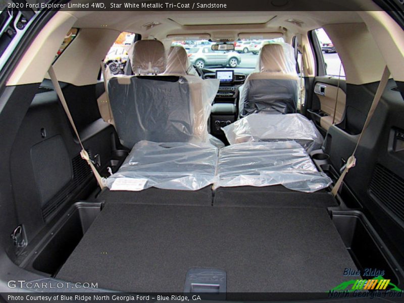 Star White Metallic Tri-Coat / Sandstone 2020 Ford Explorer Limited 4WD