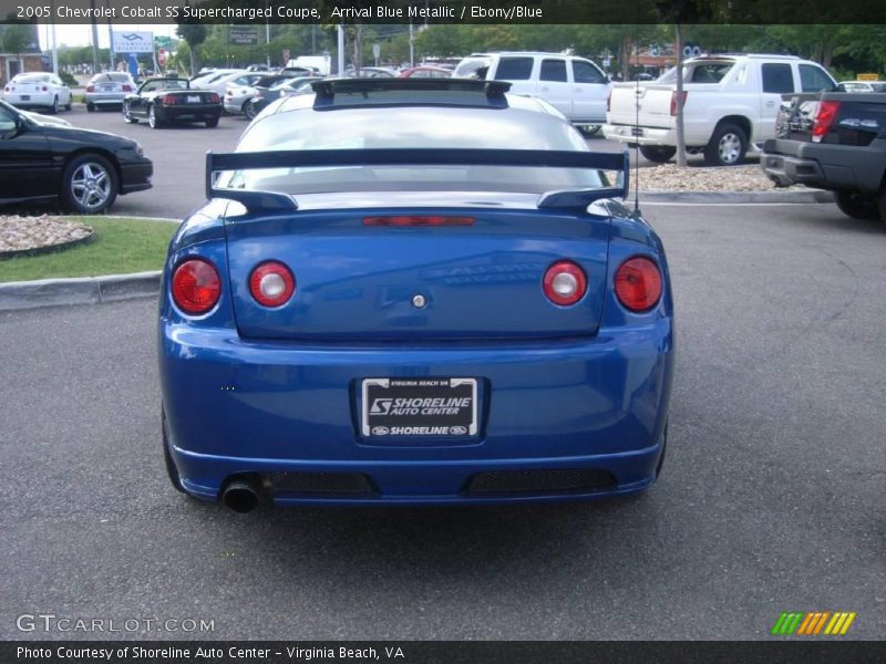 Arrival Blue Metallic / Ebony/Blue 2005 Chevrolet Cobalt SS Supercharged Coupe