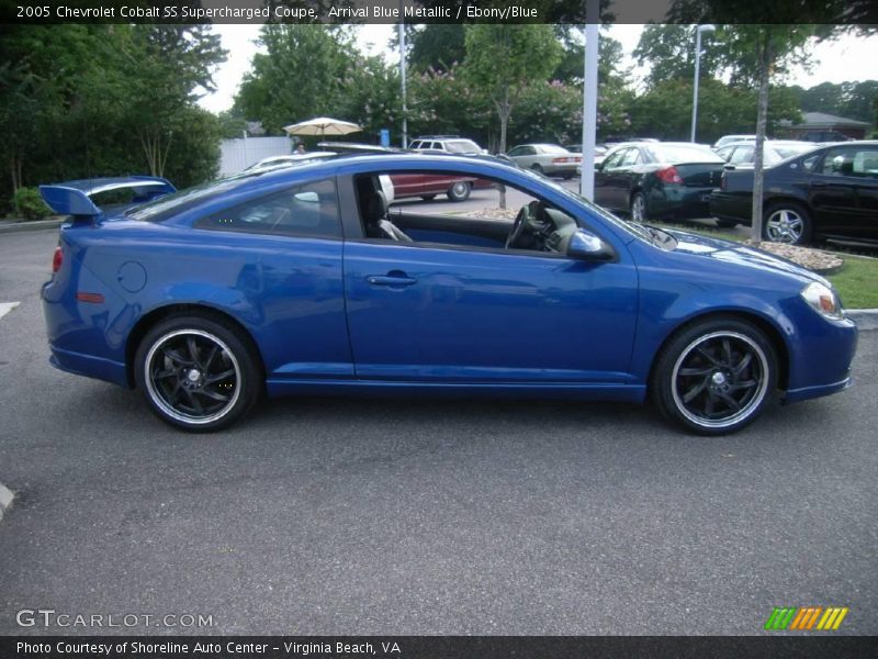 Arrival Blue Metallic / Ebony/Blue 2005 Chevrolet Cobalt SS Supercharged Coupe