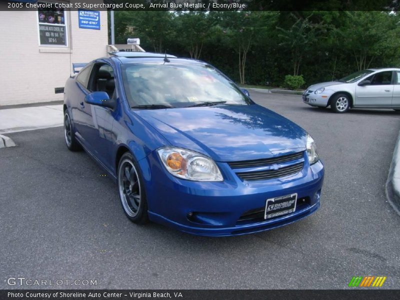 Arrival Blue Metallic / Ebony/Blue 2005 Chevrolet Cobalt SS Supercharged Coupe