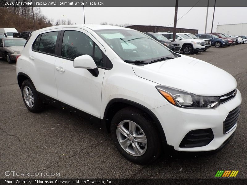 Summit White / Jet Black 2020 Chevrolet Trax LS AWD