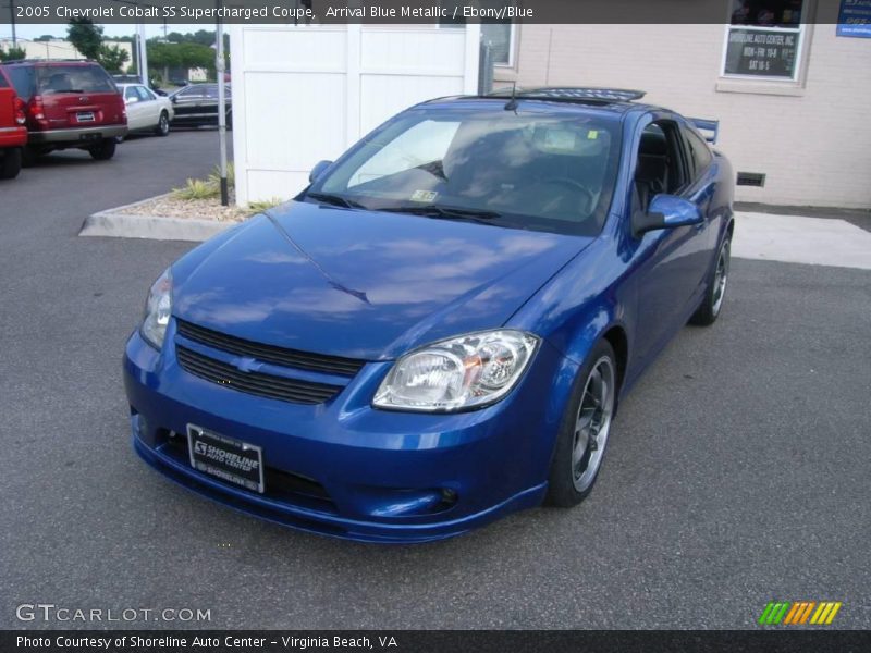 Arrival Blue Metallic / Ebony/Blue 2005 Chevrolet Cobalt SS Supercharged Coupe