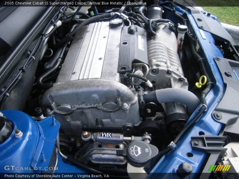 Arrival Blue Metallic / Ebony/Blue 2005 Chevrolet Cobalt SS Supercharged Coupe