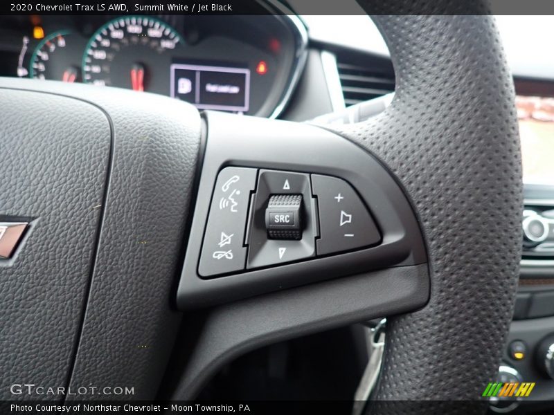 Summit White / Jet Black 2020 Chevrolet Trax LS AWD