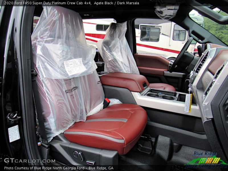 Front Seat of 2020 F450 Super Duty Platinum Crew Cab 4x4