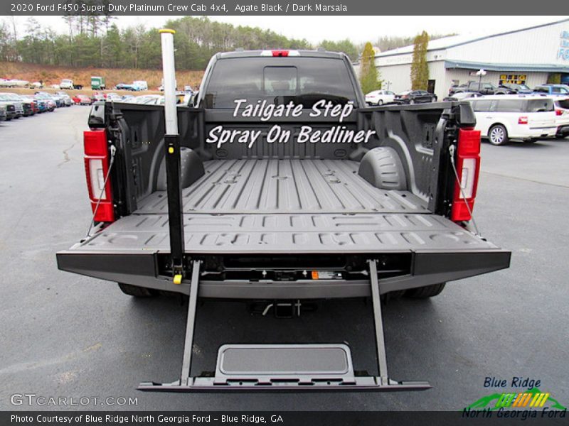 Agate Black / Dark Marsala 2020 Ford F450 Super Duty Platinum Crew Cab 4x4