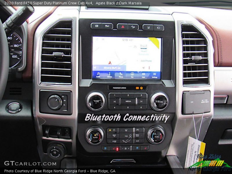 Agate Black / Dark Marsala 2020 Ford F450 Super Duty Platinum Crew Cab 4x4