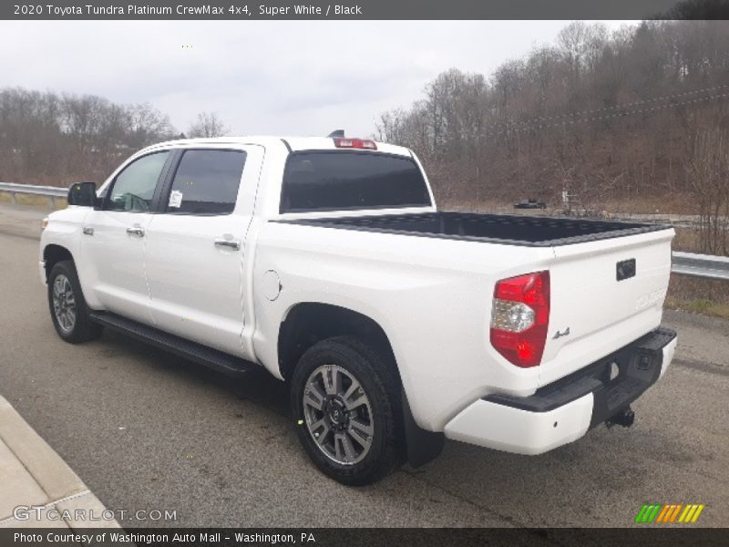 Super White / Black 2020 Toyota Tundra Platinum CrewMax 4x4