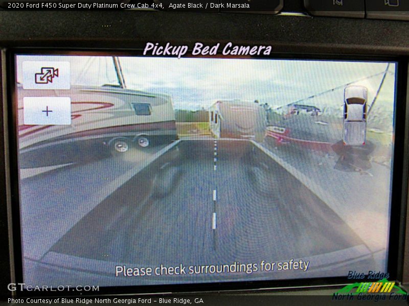 Agate Black / Dark Marsala 2020 Ford F450 Super Duty Platinum Crew Cab 4x4
