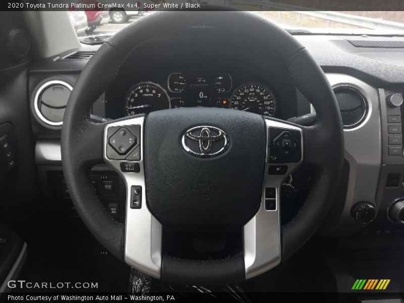 Super White / Black 2020 Toyota Tundra Platinum CrewMax 4x4