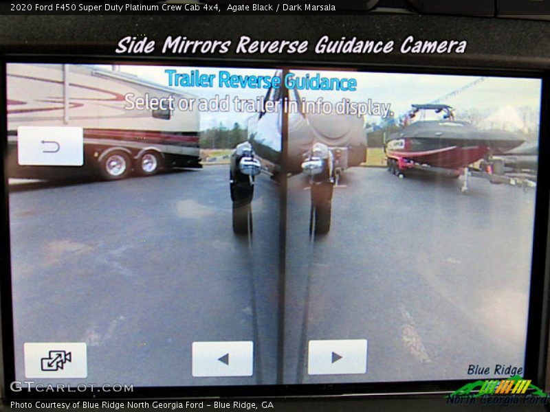 Agate Black / Dark Marsala 2020 Ford F450 Super Duty Platinum Crew Cab 4x4