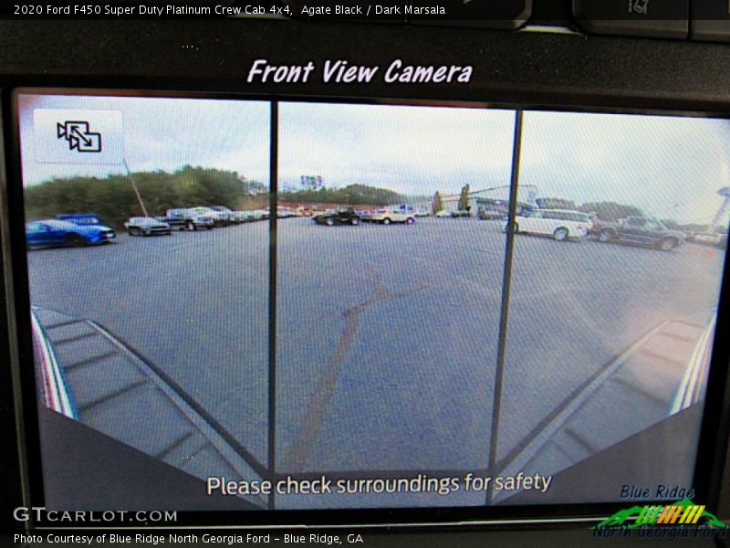 Agate Black / Dark Marsala 2020 Ford F450 Super Duty Platinum Crew Cab 4x4