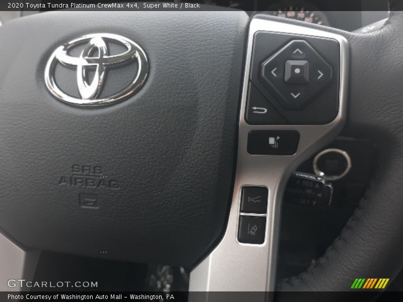 Super White / Black 2020 Toyota Tundra Platinum CrewMax 4x4