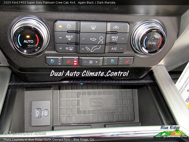 Agate Black / Dark Marsala 2020 Ford F450 Super Duty Platinum Crew Cab 4x4