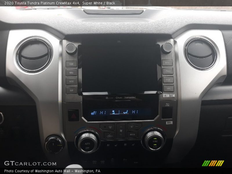 Super White / Black 2020 Toyota Tundra Platinum CrewMax 4x4