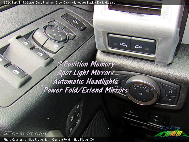 Agate Black / Dark Marsala 2020 Ford F450 Super Duty Platinum Crew Cab 4x4