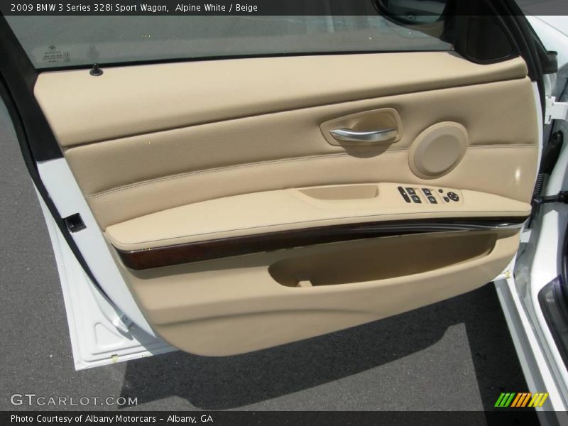 Alpine White / Beige 2009 BMW 3 Series 328i Sport Wagon