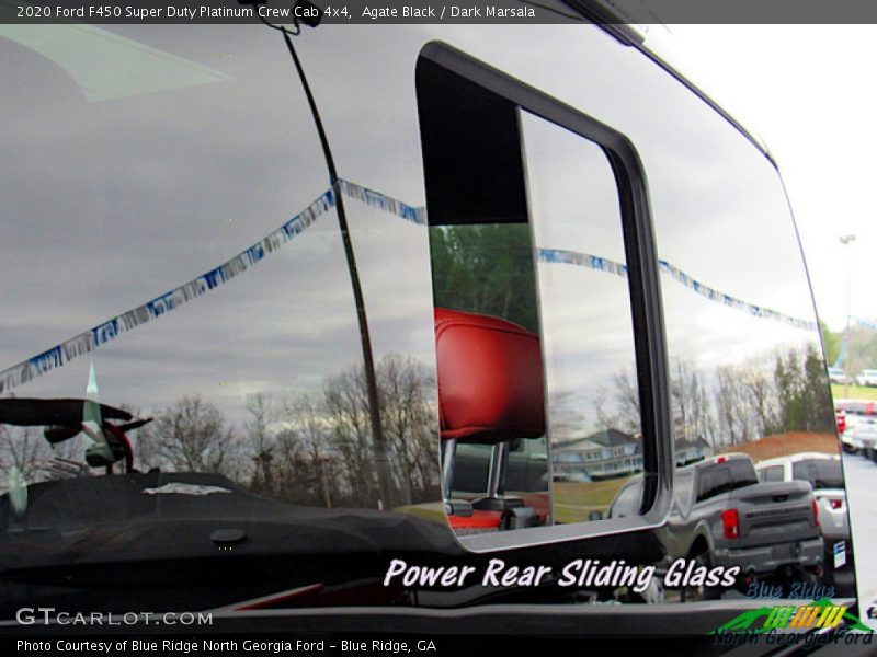 Agate Black / Dark Marsala 2020 Ford F450 Super Duty Platinum Crew Cab 4x4