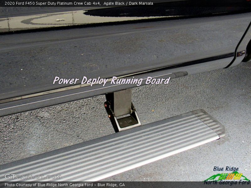 Agate Black / Dark Marsala 2020 Ford F450 Super Duty Platinum Crew Cab 4x4