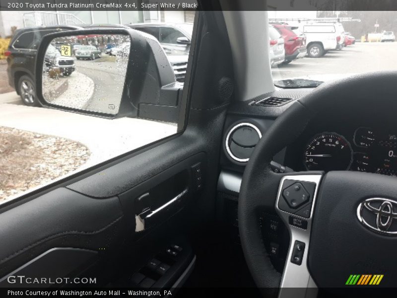 Super White / Black 2020 Toyota Tundra Platinum CrewMax 4x4
