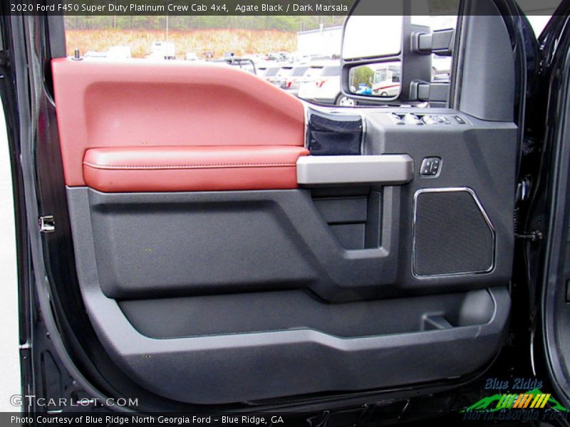 Agate Black / Dark Marsala 2020 Ford F450 Super Duty Platinum Crew Cab 4x4