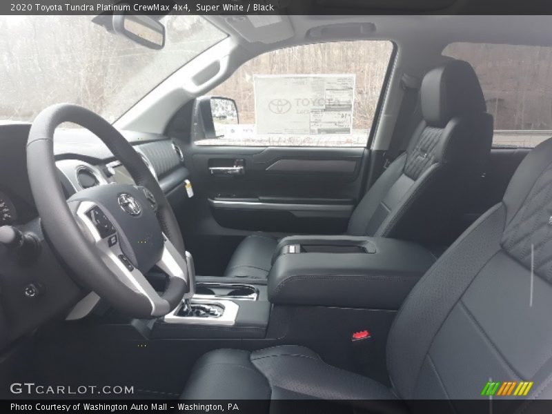 Super White / Black 2020 Toyota Tundra Platinum CrewMax 4x4