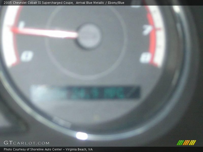 Arrival Blue Metallic / Ebony/Blue 2005 Chevrolet Cobalt SS Supercharged Coupe