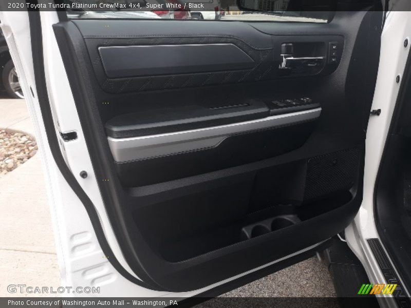 Super White / Black 2020 Toyota Tundra Platinum CrewMax 4x4