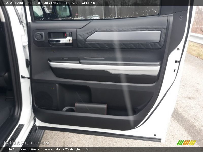 Super White / Black 2020 Toyota Tundra Platinum CrewMax 4x4