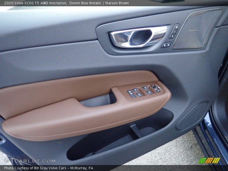 Denim Blue Metallic / Maroon Brown 2020 Volvo XC60 T5 AWD Inscription