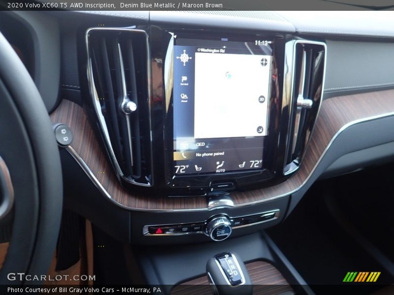 Denim Blue Metallic / Maroon Brown 2020 Volvo XC60 T5 AWD Inscription