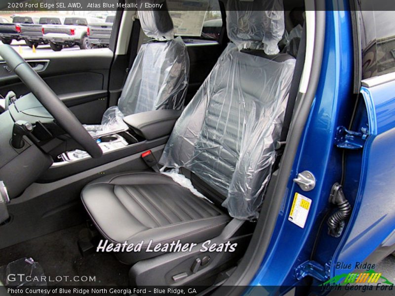 Atlas Blue Metallic / Ebony 2020 Ford Edge SEL AWD