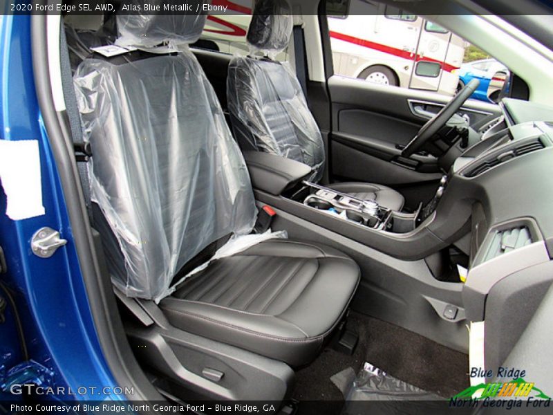 Atlas Blue Metallic / Ebony 2020 Ford Edge SEL AWD