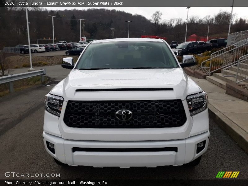Super White / Black 2020 Toyota Tundra Platinum CrewMax 4x4