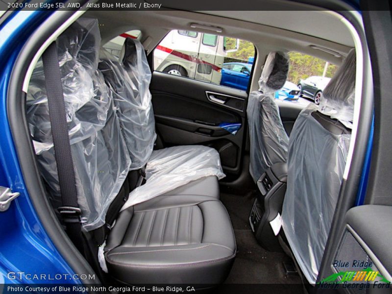 Atlas Blue Metallic / Ebony 2020 Ford Edge SEL AWD