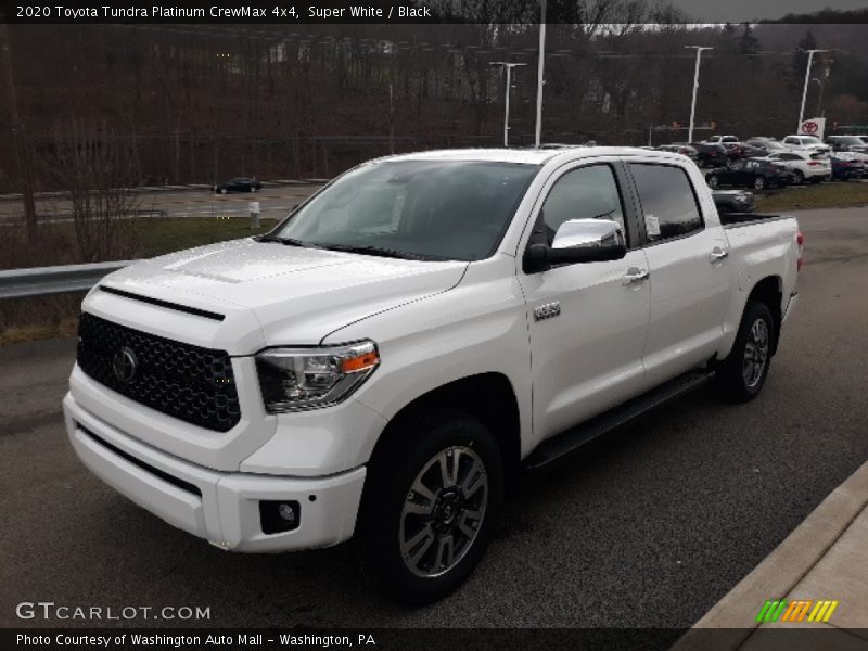 Super White / Black 2020 Toyota Tundra Platinum CrewMax 4x4