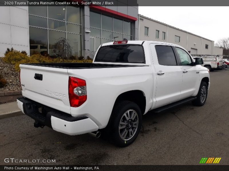 Super White / Black 2020 Toyota Tundra Platinum CrewMax 4x4