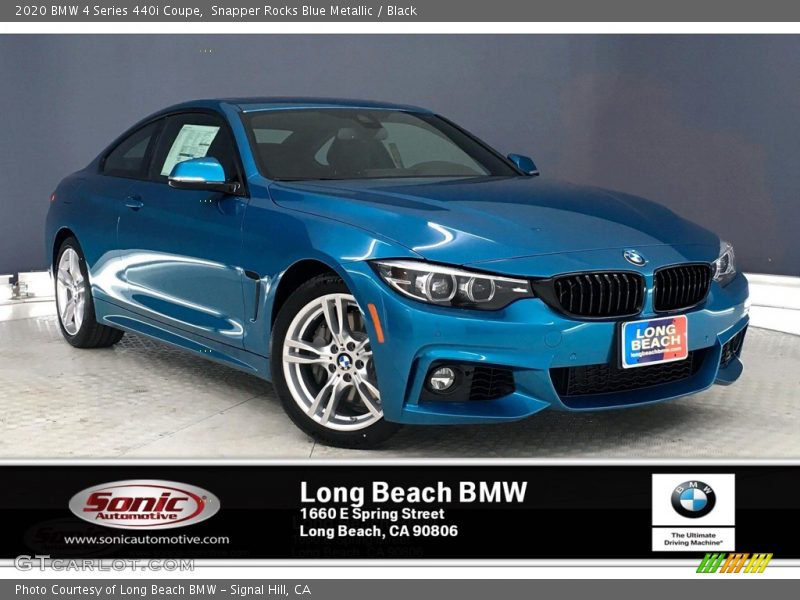 Snapper Rocks Blue Metallic / Black 2020 BMW 4 Series 440i Coupe