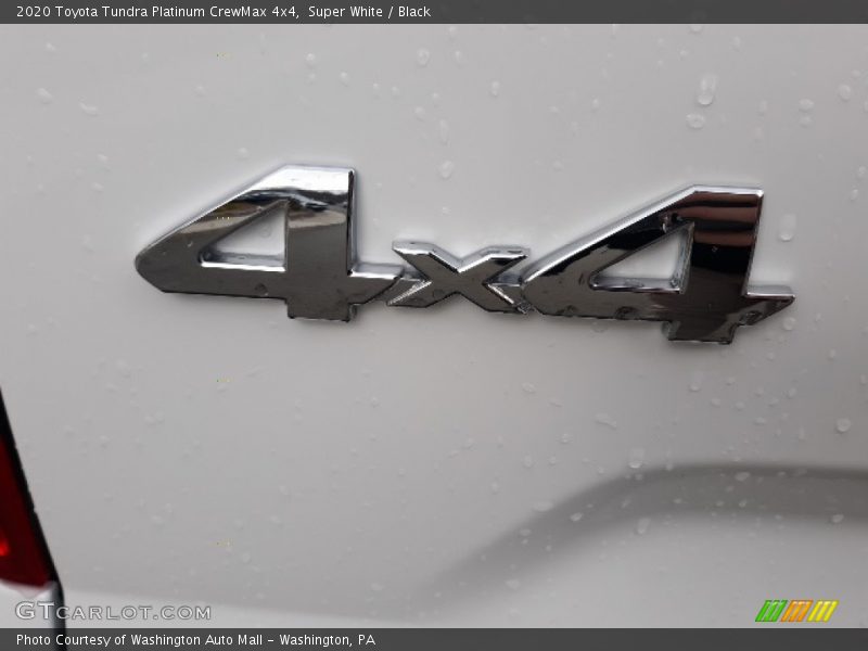 Super White / Black 2020 Toyota Tundra Platinum CrewMax 4x4