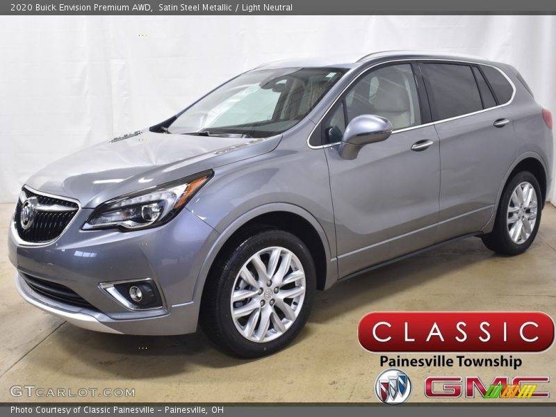Satin Steel Metallic / Light Neutral 2020 Buick Envision Premium AWD