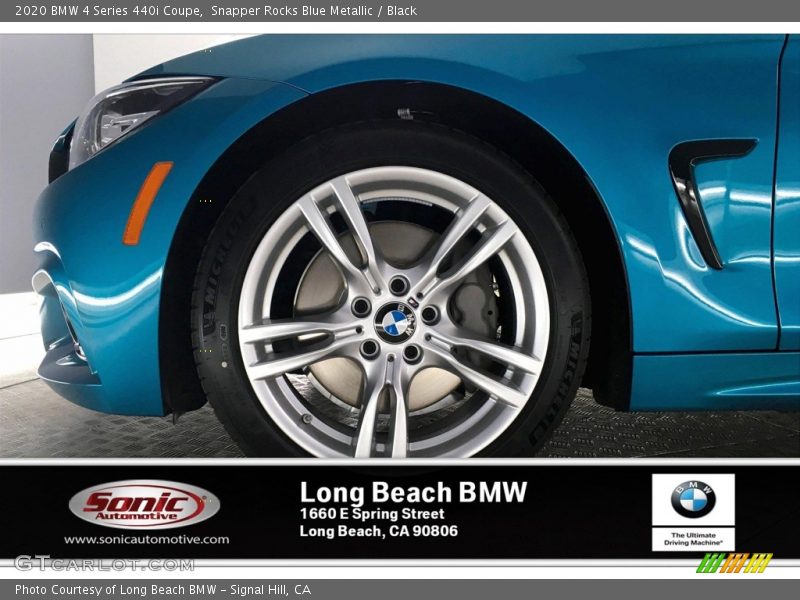 Snapper Rocks Blue Metallic / Black 2020 BMW 4 Series 440i Coupe