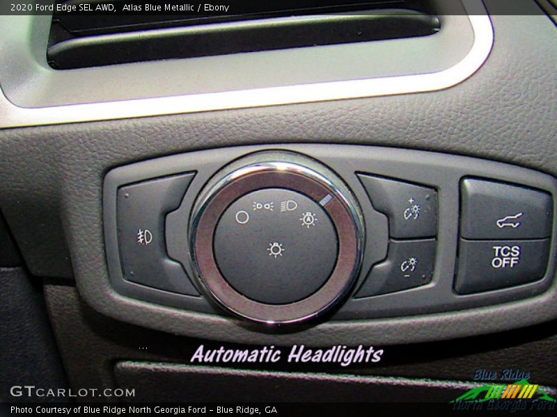 Atlas Blue Metallic / Ebony 2020 Ford Edge SEL AWD