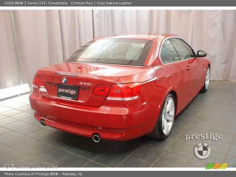Crimson Red / Grey Dakota Leather 2009 BMW 3 Series 335i Convertible